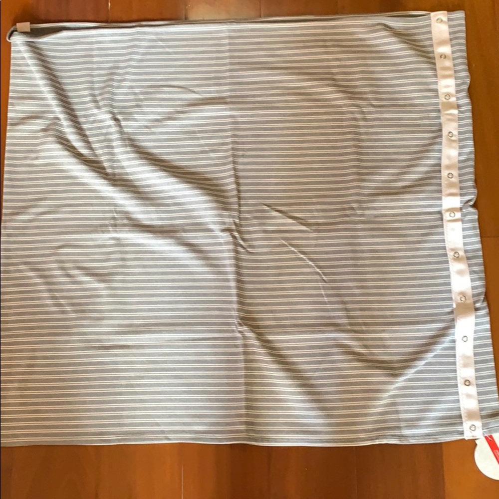 Lululemon Vinyasa Scarf Wrap! Gray/Pink Stripes!